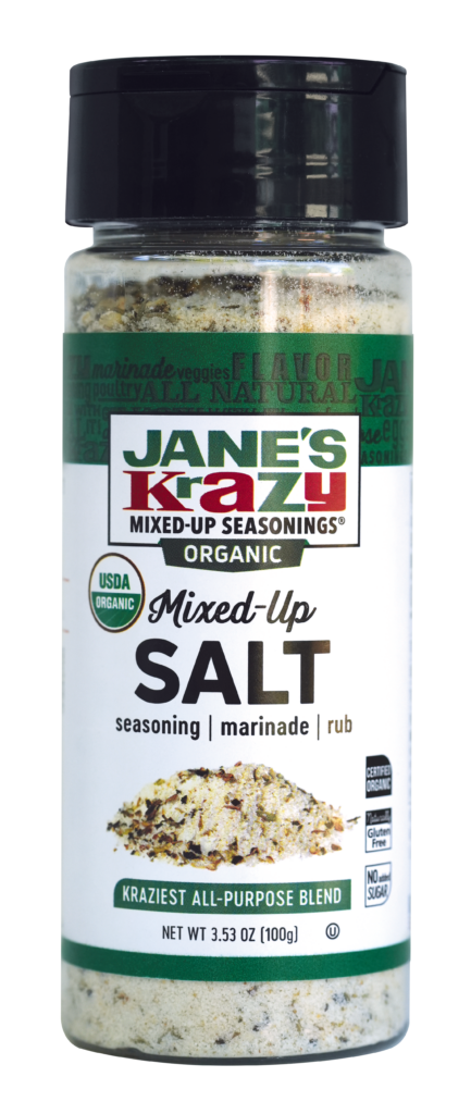 New! Organic Mixed-Up Salt Canister 3.53 oz - Jane's Krazy